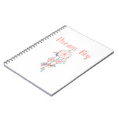 Dream-Big-Dreamcatcher-peach Notitieboek (Linkerzijde)