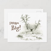 Dream Big Elk Postcrossing Briefkaart (Voorkant / Achterkant)