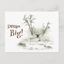 Dream Big Elk Postcrossing Briefkaart
