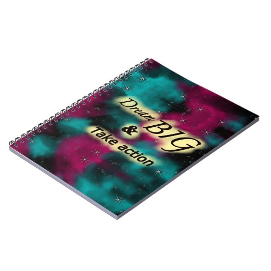 Dream big en action journal notitieboek (Linkerzijde)