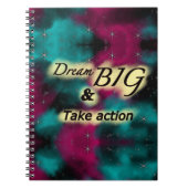 Dream big en action journal notitieboek (Voorkant)