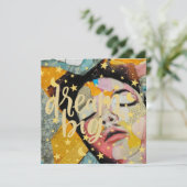 Dream Big Feestdagenkaart (Staand voorkant)