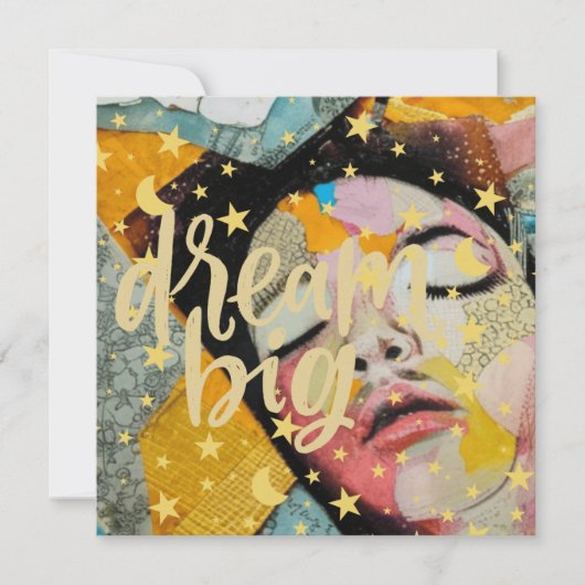 Dream Big Feestdagenkaart (Voorkant)