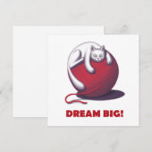Dream Big Feestdagenkaart (Voorkant / Achterkant)