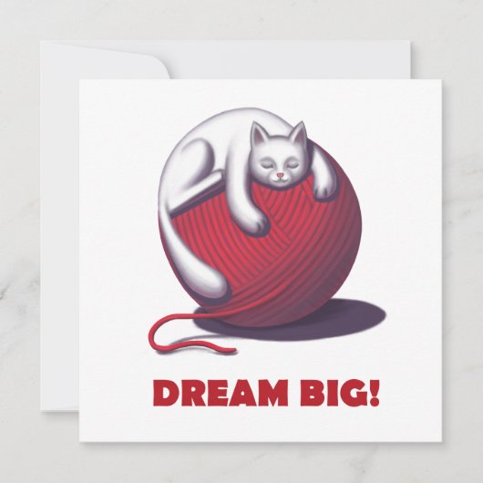 Dream Big Feestdagenkaart (Voorkant)