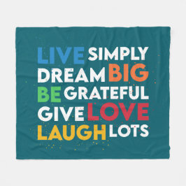 Dream Big Fleece Deken