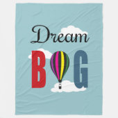 Dream big fleece deken (Voorkant)
