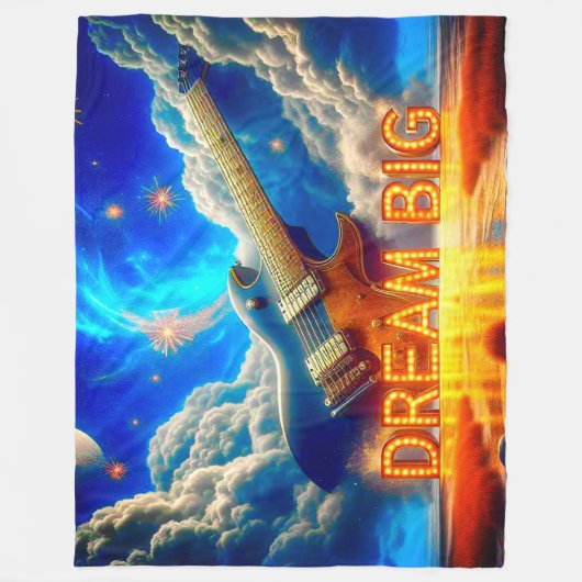 Dream Big Fleece Deken (Voorkant)