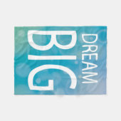 Dream Big Fleece Deken (Voorkant (Horizontaal))