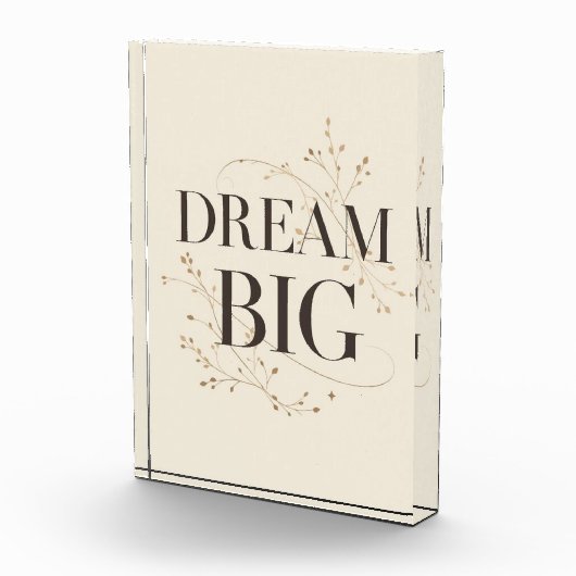 Dream Big Fotoblokken (Rechts)