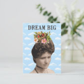 Dream Big  Fotocollage Briefkaart (Staand voorkant)