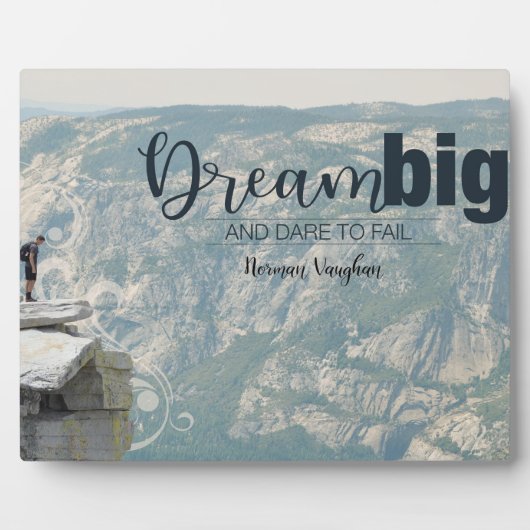 Dream Big Fotoplaat (Voorkant)