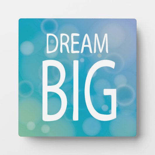 Dream Big Fotoplaat (Voorkant)