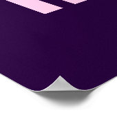 Dream Big Geloof dat het Motivatie is Poster (Hoek)