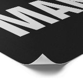 Dream Big Geloof dat het Motivatie is Poster (Hoek)