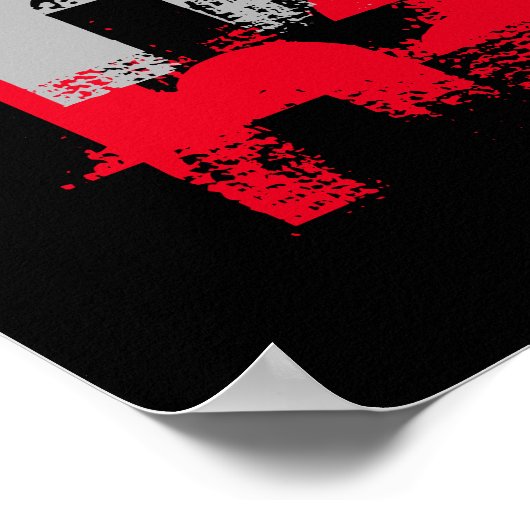 Dream Big gelooft dat het Inspirerend is Poster (Hoek)