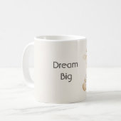 Dream Big Giraffe Koffiemok (Voorkant links)