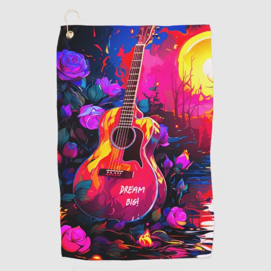 Dream Big Golfhanddoek (Voorkant)