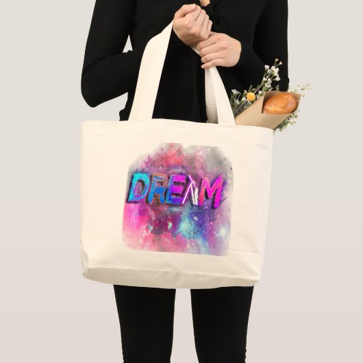 Dream Big Grote Tote Bag (Voorkant (product))