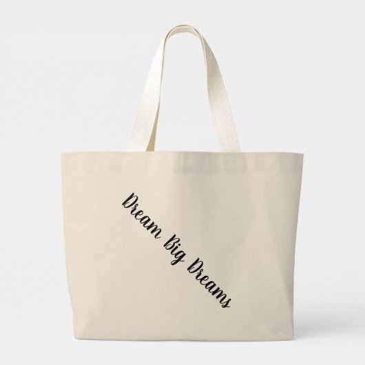 Dream Big Grote Tote Bag (Achterkant)