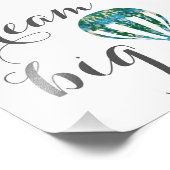 Dream Big | Heet Air-ballonkunst Foto Afdruk (Hoek)