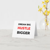 Dream Big Hustle Bigger 2 Kaart (Gele Bloem)