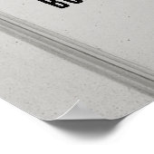 Dream Big Inspirational Quote Urban Style Poster (Hoek)