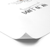Dream Big - Inspirerend handgetekende Poster (Hoek)