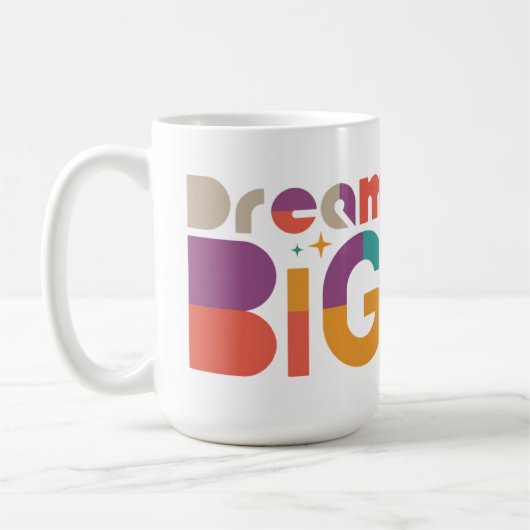 Dream Big Inspirerend Koffiemok (Links)