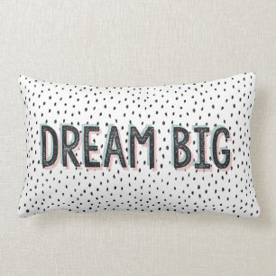 Dream Big Inspirerend Quote Lumbar Cushion Kussen