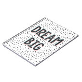 Dream Big Inspirerend Quote Spiral Notitieboek (Linkerzijde)