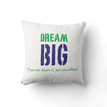 Dream Big Inspirerend Quote Typografie