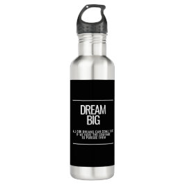 Dream Big Inspirerend Steel Waterfles Waterfles
