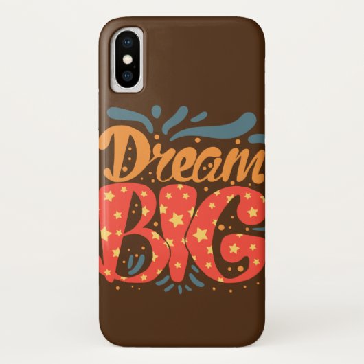 Dream Big Inspirerend telefoon Hoesje (Achterkant)