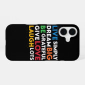Dream Big iPhone 16 Hoesje (Achterkant horizontaal)