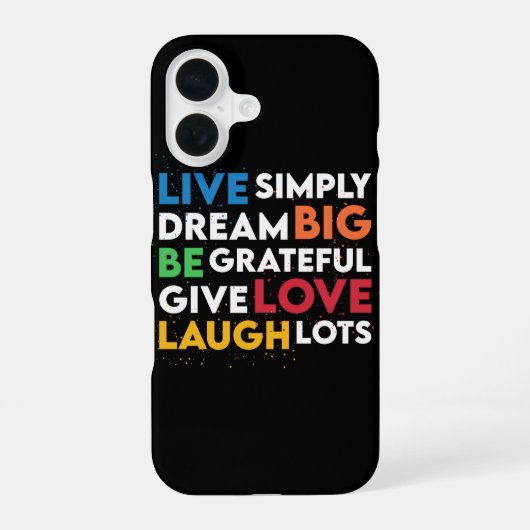 Dream Big iPhone 16 Hoesje (Achterkant)