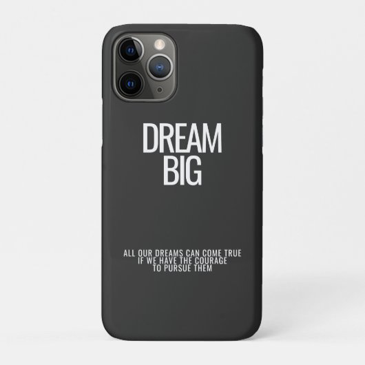 Dream Big iPhone Case (Achterkant)