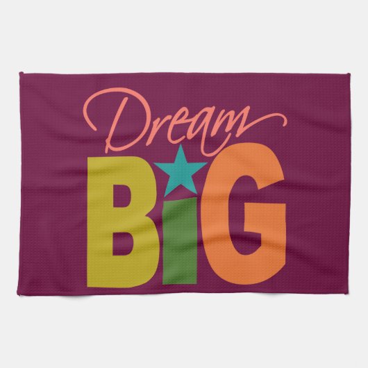 Dream BIG keukenhanddoeken (Horizontaal)
