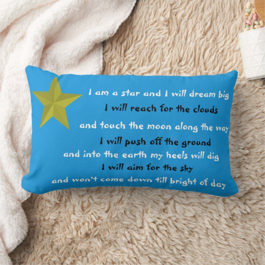 Dream big kinder gedicht kussen (Deken)