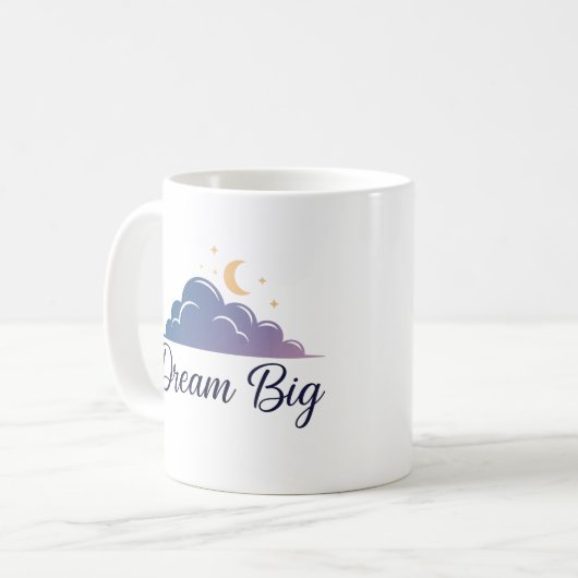Dream Big Koffiemok (Voorkant links)