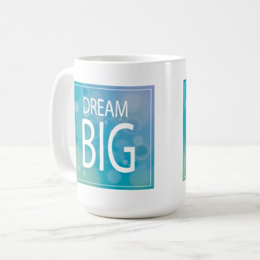 Dream Big Koffiemok (Voorkant links)