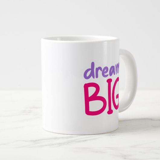 Dream Big 😁 koffiespecialiteit mok (Voorkant rechts)