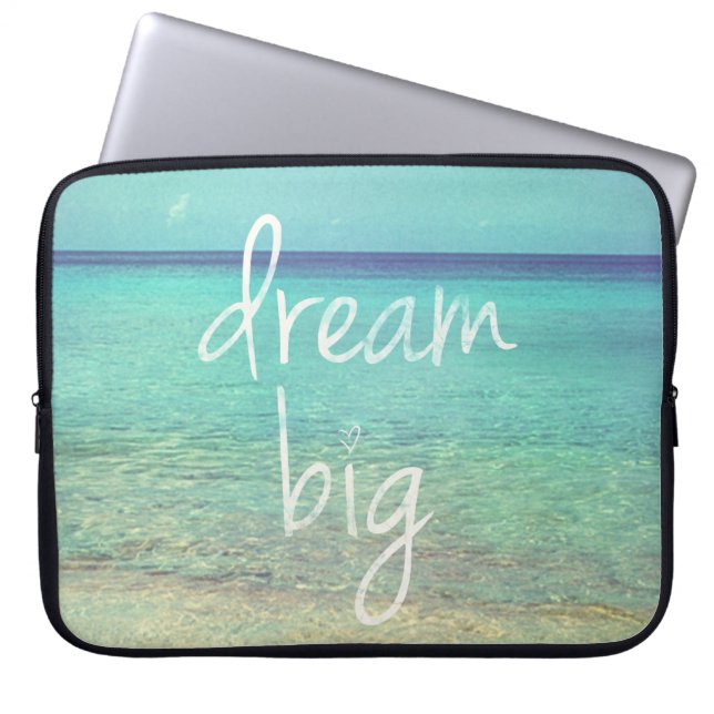 Dream big laptop sleeve (Voorkant)