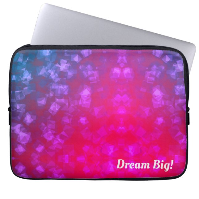 Dream big laptop sleeve (Voorkant)