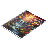 "Dream Big" libellen en Mystical Forest Notitieboek (Linkerzijde)