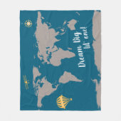 Dream big line one deken (Voorkant)