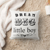 Dream Big Little Boy Pillow Kussen (Deken)