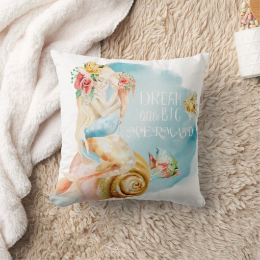Dream Big Little Mermaid Kussen (Deken)