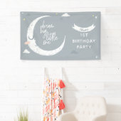 Dream big little one 1e jarig party spandoek (Insitu)