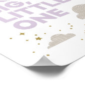 Dream Big, Little One Art Print in Lavender Paars (Hoek)